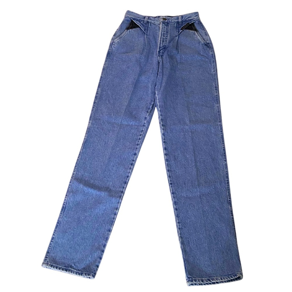 Vintage 90s Rockies High Waist Tapered Jeans | Blue | Vintage 29/9 (W27 x L36)